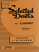 SELECTED DUETS #2 CLARINET cover